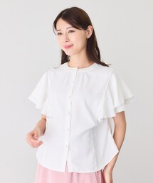 メローバルーンスリーブブラウス