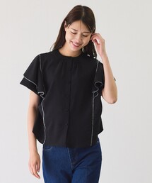 メローバルーンスリーブブラウス