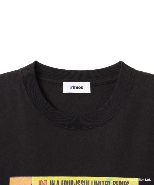 STAR WARS(スターウォーズ)の「atmos x STAR WARS Comic Book #4 T-shirt / アトモス x スターウォーズ コミック ブック 4 Tシャツ 【SP】(Tシャツ/カットソー・メンズ・ブラック・S/M/L/XL/XXL)」の2枚目の写真