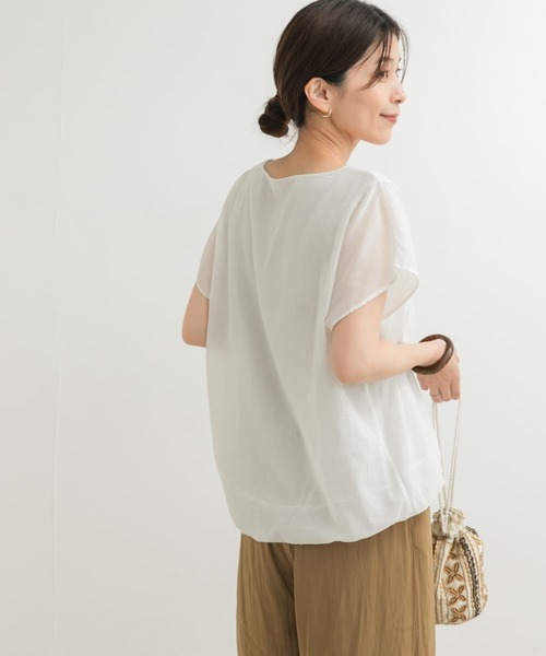 セール】ボイルレイヤードプルオーバー（Tシャツ/カットソー