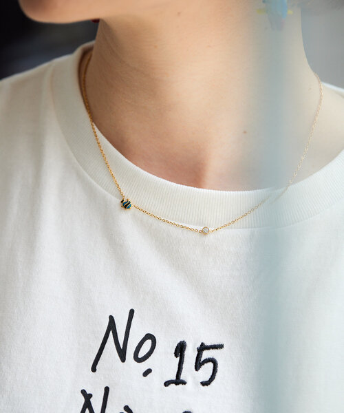 ear PAPILLONNER（イアパピヨネ）の「《金属アレルギー対応/ステンレス》おさかなプチネックレス（ネックレス・レディース・ゴールド・FREE）」の6枚目の写真