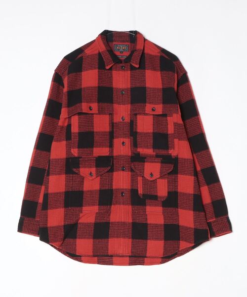 SALE／60%OFFBEAMS 美品 BEAMS PLUS アドベンチャーシャツ PLUS &frasl; ネル カモフラージュプリント