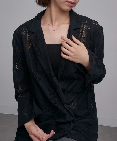 MAISON BREEZE（メゾンブリーズ）の「【MAISON BREEZE】ネックレス ニッケルフリー カーブ カットガラス プチペンダントネックレス 日本製 OSWY（ネックレス・レディース・ピンク/シルバー/ゴールド・FREE）」の15枚目の写真