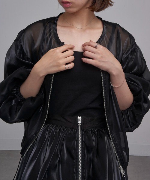 MAISON BREEZE（メゾンブリーズ）の「【MAISON BREEZE】ネックレス ニッケルフリー カーブ カットガラス プチペンダントネックレス 日本製 OSWY（ネックレス・レディース・ピンク/シルバー/ゴールド・FREE）」の21枚目の写真