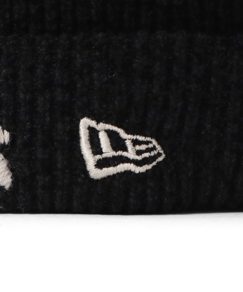 NEW ERA（ニューエラ）の「ニューエラニット帽 モールヤーンニット（ニットキャップ/ビーニー・メンズ・ホワイト/ブラック/グリーン/パープル・FREE）」の7枚目の写真
