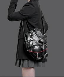 .KOM（ドットコム）の「『.KOM/ドットケーオーエム』リアルハートデザインバッグ【Y】【CN】（バックパック/リュック）」