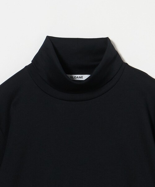 SLOANE（スローン）の「＜SLOANE＞タートルネック ロングスリーブ カットソー（Tシャツ/カットソー・レディース・ブラック/ホワイト・2）」の14枚目の写真