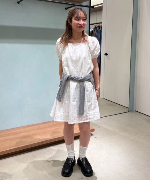 【SaturdayClub】ミニワンピース 半袖 ミニワンピース 半袖 フレア ワンピース ミニ ショート丈 夏