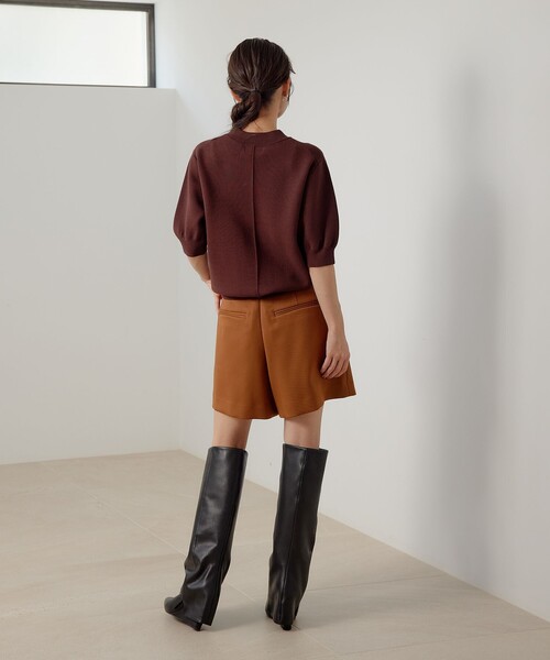 EMMEL REFINES＞EM タック ポケット ショートパンツ（スラックス