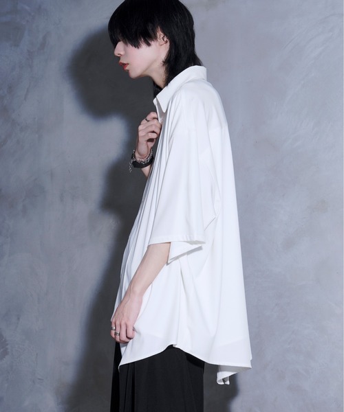 LORENT フローレント　レイヤード　デザインショルダー　ブラウス　シャツ LORENT フローレント レイヤード デザイんショルダー ブラウス