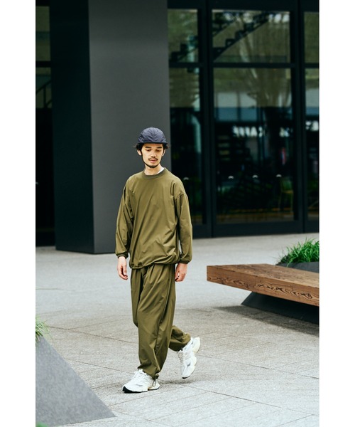 SUNNY SPORTS(サニースポーツ)の「SUNNY SPORTS / サニースポーツ DRAWSTRING BIGGEST CREW L/S TEE Primeflex ドローストリングTシャツ(Tシャツ/カットソー・メンズ・ホワイト/ブラウン/ブラック/オリーブ・LARGE/MEDIUM)」の11枚目の写真