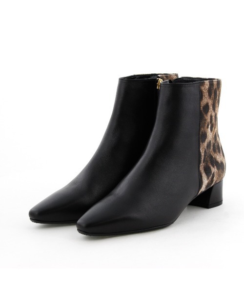 HIMIKO（ヒミコ）の「【HIMIKO】【撥水】ポインテッドトゥショートブーツ/651402（ブーツ・レディース・ゴールド/ブラック/ブラック系その他・22.0cm/23.0cm/24.0cm/25.5cm/22.5cm/23.5cm/24.5cm/25.0cm）」の20枚目の写真
