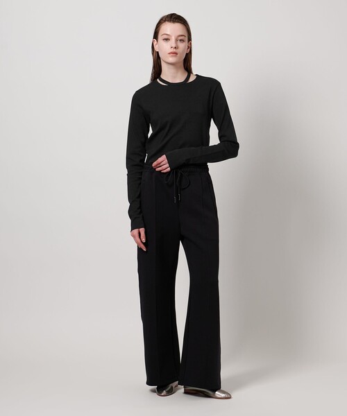 ASTRAET（アストラット）の「＜ASTRAET＞フライス  エリスリット ロングスリーブTシャツ（Tシャツ/カットソー・レディース・ホワイト/ブラック/グレー・FREE）」の5枚目の写真