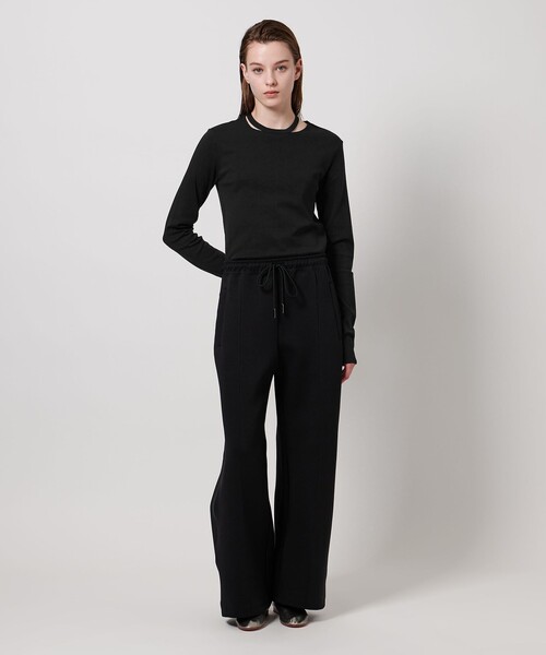 ASTRAET（アストラット）の「＜ASTRAET＞フライス  エリスリット ロングスリーブTシャツ（Tシャツ/カットソー・レディース・ホワイト/ブラック/グレー・FREE）」の4枚目の写真