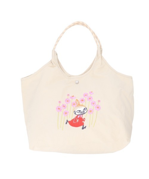 BACKYARD FAMILY（バックヤードファミリー）の「MOOMIN ムーミン エンブロイトート（トートバッグ・レディース・ベージュ/ネイビー/レッド/アッシュグレー/チャコールグレー/カーキ/グレー/ライトベージュ・FREE）」の5枚目の写真