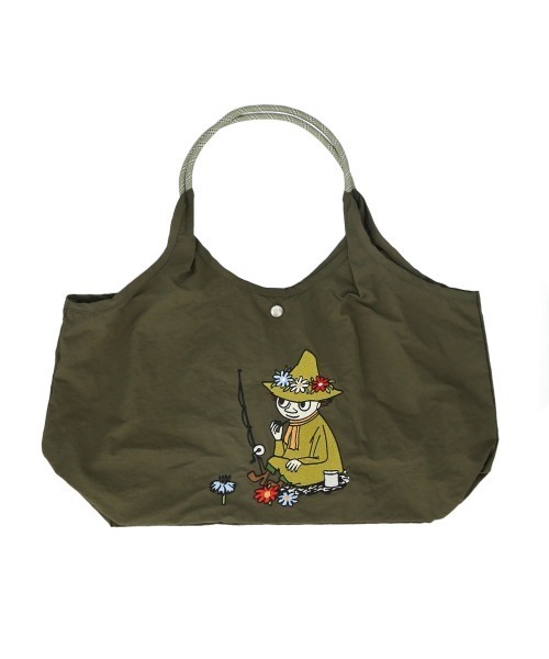 BACKYARD FAMILY（バックヤードファミリー）の「MOOMIN ムーミン エンブロイトート（トートバッグ・レディース・ベージュ/ネイビー/レッド/アッシュグレー/チャコールグレー/カーキ/グレー/ライトベージュ・FREE）」の15枚目の写真