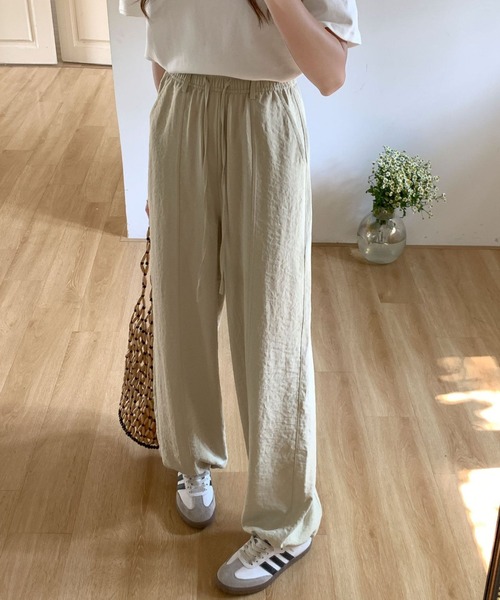 gossip!ロサンゼルス(ゴシップロサンゼルス)の「センターステッチ ドロストパンツ(その他パンツ・レディース・ライトブルー/ブラック/オフホワイト/ライトイエロー・S/M)」の15枚目の写真