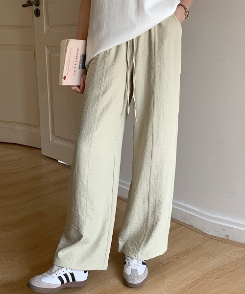 gossip!ロサンゼルス(ゴシップロサンゼルス)の「センターステッチ ドロストパンツ(その他パンツ・レディース・ライトブルー/ブラック/オフホワイト/ライトイエロー・S/M)」の14枚目の写真