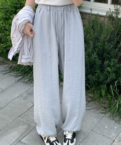 gossip!ロサンゼルス(ゴシップロサンゼルス)の「センターステッチ ドロストパンツ(その他パンツ・レディース・ライトブルー/ブラック/オフホワイト/ライトイエロー・S/M)」の21枚目の写真