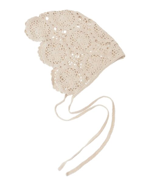 earth music&ecology（アースミュージックアンドエコロジー）の「レースバブーシュカ（その他ヘアアクセサリー・レディース・ホワイト系その他2/ブラック・FREE）」の19枚目の写真