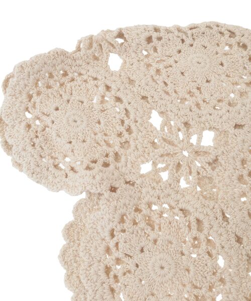 earth music&ecology（アースミュージックアンドエコロジー）の「レースバブーシュカ（その他ヘアアクセサリー・レディース・ホワイト系その他2/ブラック・FREE）」の20枚目の写真