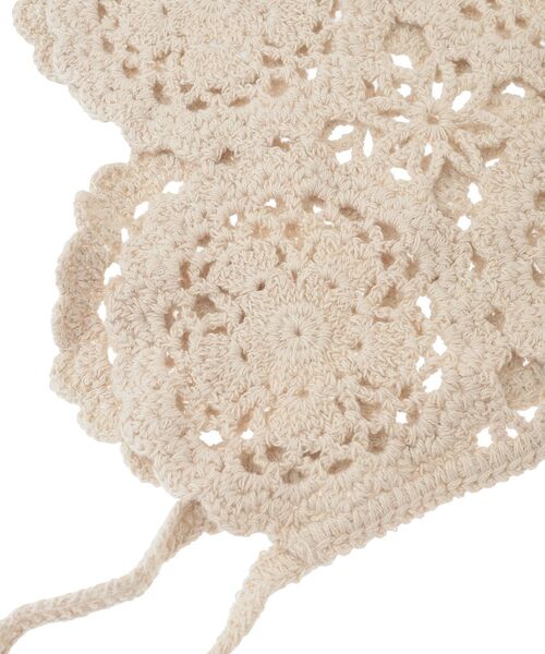 earth music&ecology（アースミュージックアンドエコロジー）の「レースバブーシュカ（その他ヘアアクセサリー・レディース・ホワイト系その他2/ブラック・FREE）」の21枚目の写真