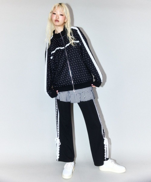 セール】GINGHAM CHECK SKIRT LAYERED パンツ（その他パンツ）｜Candy