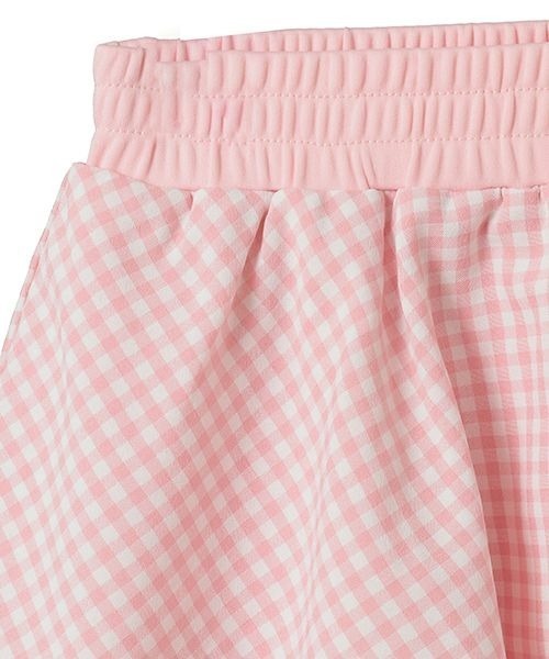 Candy Stripper（キャンディストリッパー）の「GINGHAM CHECK SKIRT LAYERED パンツ（その他パンツ・レディース・レッド/ピンク/ブラック・FREE）」の13枚目の写真