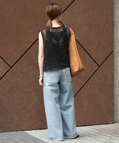 +81BRANCA(ハチイチブランカ)の「+81BRANCA/ハチイチブランカ レースベスト(ベスト・レディース・ホワイト/ブラック・FREE)」の12枚目の写真