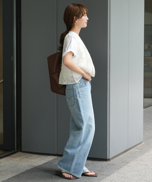 +81BRANCA(ハチイチブランカ)の「+81BRANCA/ハチイチブランカ レースベスト(ベスト・レディース・ホワイト/ブラック・FREE)」の17枚目の写真