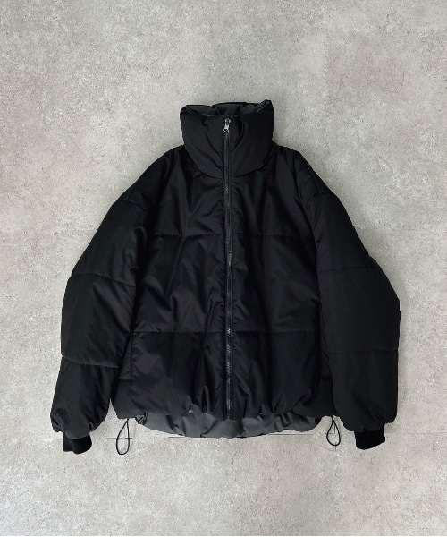 セール】2WAYナイロンテックリバーシブル中綿ブルゾン（ダウン