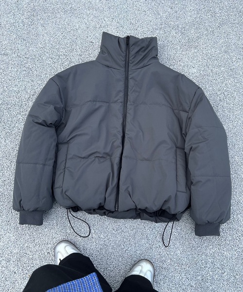 セール】2WAYナイロンテックリバーシブル中綿ブルゾン（ダウン