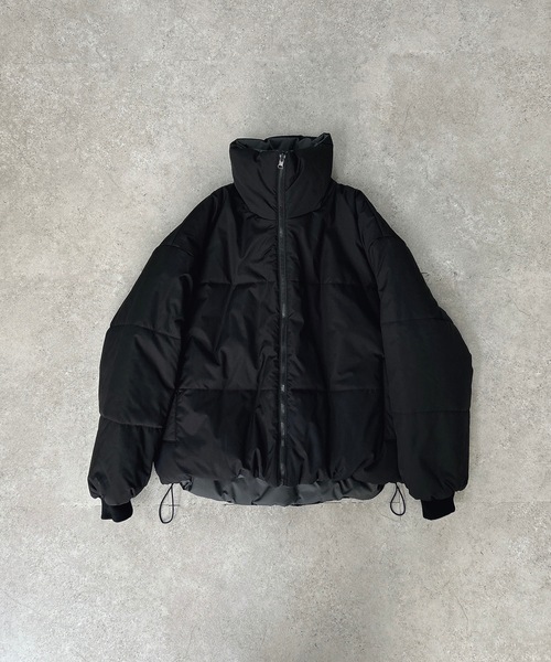 on ダウン　ナイロン中綿ジャケット✖️2 ナイロンジャケット ダウンジャケット 光沢感 中綿」に該当する