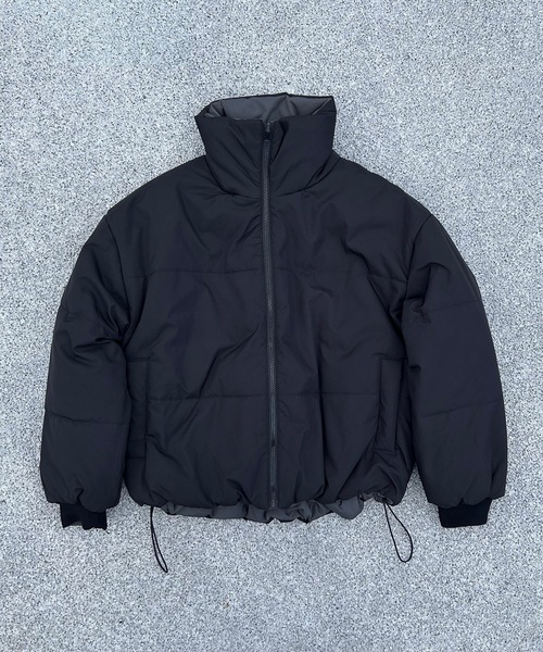 セール】2WAYナイロンテックリバーシブル中綿ブルゾン（ダウン