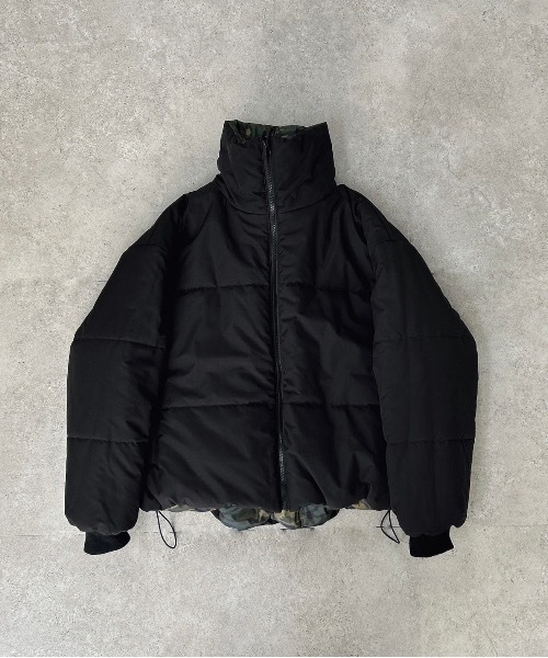 セール】2WAYナイロンテックリバーシブル中綿ブルゾン（ダウン