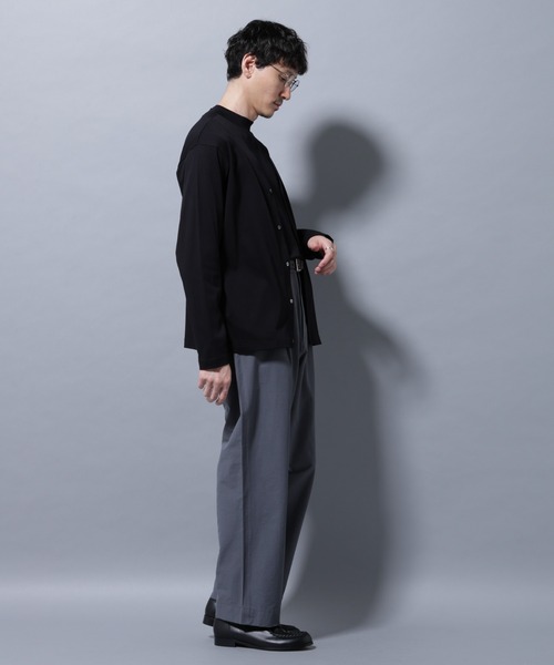 NANO universe（ナノユニバース）の「アンチスメルカーディガン 長袖（カーディガン/ボレロ・メンズ・チャコール/レンガ/ブラック・S/M/L/XL）」の22枚目の写真