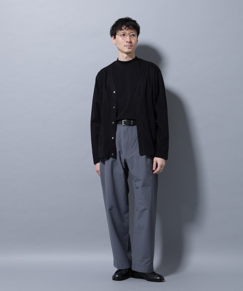 NANO universe（ナノユニバース）の「アンチスメルカーディガン 長袖（カーディガン/ボレロ・メンズ・チャコール/レンガ/ブラック・S/M/L/XL）」の21枚目の写真