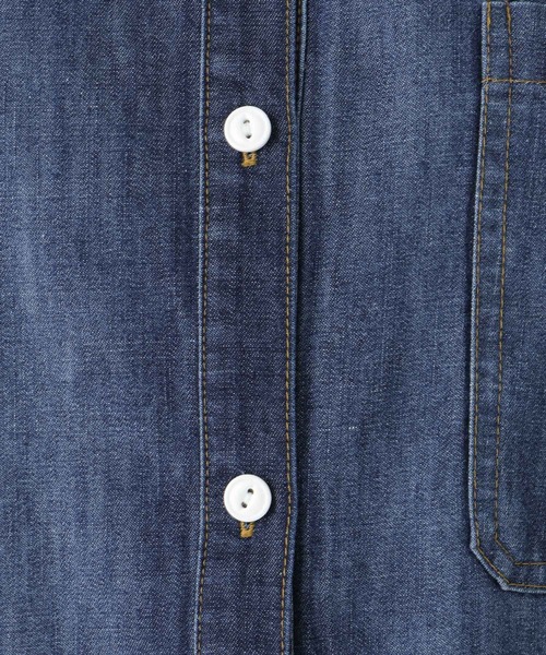 Elura（エルーラ）の「デニム5分袖シャツ / 581939（シャツ/ブラウス・レディース・ネイビー/ブルー・FREE）」の15枚目の写真