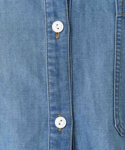 Elura（エルーラ）の「デニム5分袖シャツ / 581939（シャツ/ブラウス・レディース・ネイビー/ブルー・FREE）」の16枚目の写真