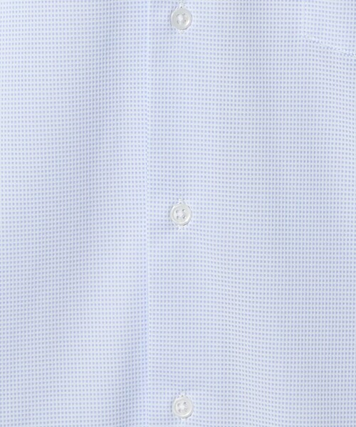 green label relaxing（グリーンレーベルリラクシング）の「ドット ジャージー ボタンダウン ドレスシャツ -ストレッチ・イージーアイロン・吸水速乾・抗菌-（ビジネスシャツ・メンズ・ライトブルー/ライラック/ネイビー・XL/S/L/M）」の20枚目の写真