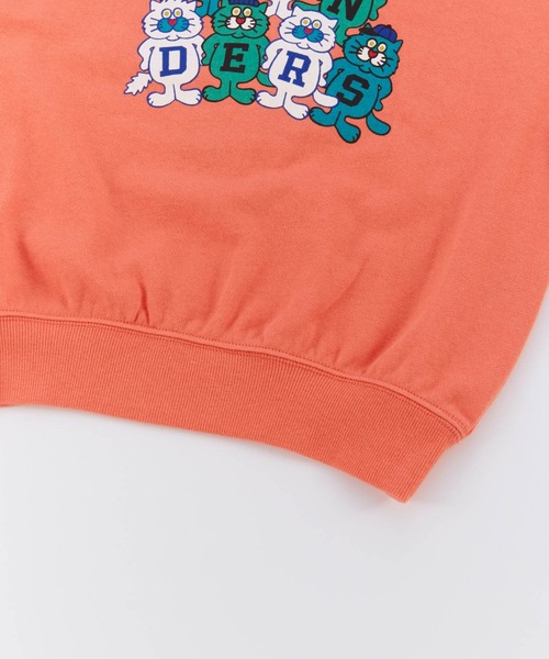 Ocean&Ground（オーシャン&グラウンド）の「ﾏｽｺｯﾄｷｬﾗﾌﾟﾘﾝﾄｽｳｪｯﾄ（スウェット・キッズ・ブラック/オレンジ/オフホワイト・110/100/90/80/140/130/120）」の12枚目の写真