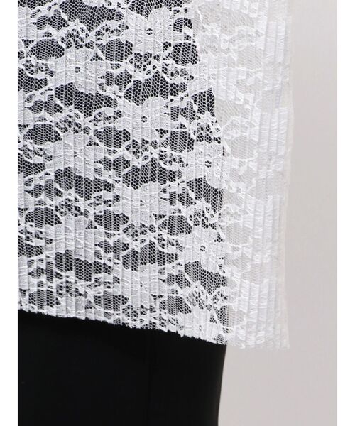 ELENDEEK(エレンディーク)の「プリーツレースシャツ(シャツ/ブラウス・レディース・グリーン/オフホワイト・FREE)」の20枚目の写真