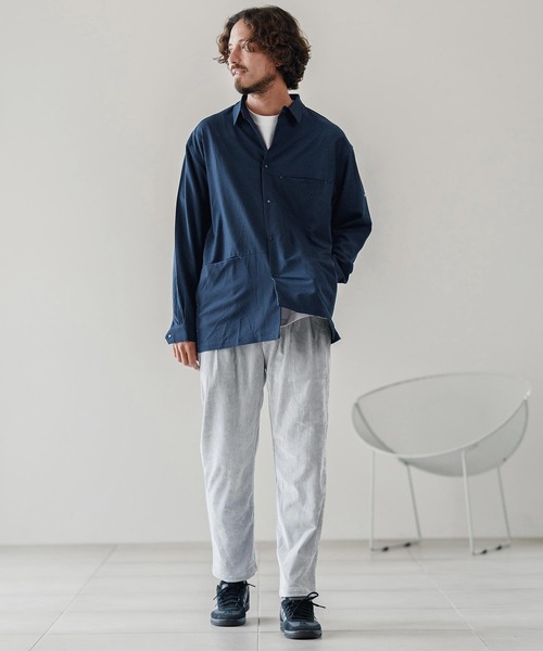 CALL&RESPONSE(コールアンドレスポンス)の「mp13890-タックパンツ-ビンテージベロア(その他パンツ・メンズ・ブラック/グレー・2/4)」の10枚目の写真