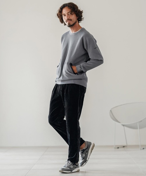 CALL&RESPONSE(コールアンドレスポンス)の「mp13890-タックパンツ-ビンテージベロア(その他パンツ・メンズ・ブラック/グレー・2/4)」の15枚目の写真