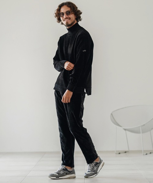 CALL&RESPONSE(コールアンドレスポンス)の「mp13890-タックパンツ-ビンテージベロア(その他パンツ・メンズ・ブラック/グレー・2/4)」の20枚目の写真