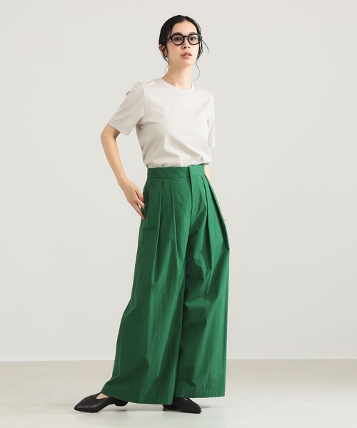 Demi-Luxe BEAMS（デミルクス ビームス）の「AK+1 / 天竺 Tシャツ（Tシャツ/カットソー・レディース・ブラック/グレー系その他/ホワイト・ONE SIZE）」の9枚目の写真