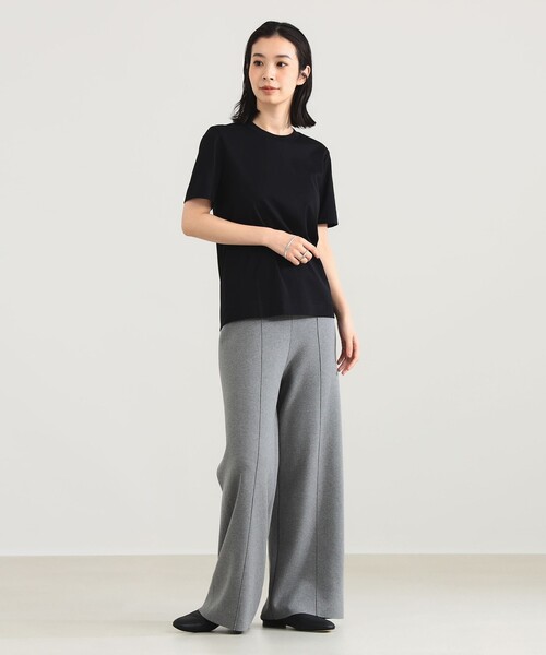 Demi-Luxe BEAMS（デミルクス ビームス）の「AK+1 / 天竺 Tシャツ（Tシャツ/カットソー・レディース・ブラック/グレー系その他/ホワイト・ONE SIZE）」の14枚目の写真