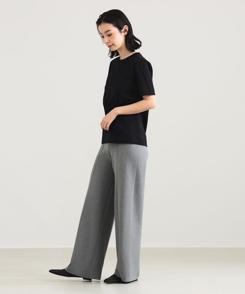 Demi-Luxe BEAMS（デミルクス ビームス）の「AK+1 / 天竺 Tシャツ（Tシャツ/カットソー・レディース・ブラック/グレー系その他/ホワイト・ONE SIZE）」の15枚目の写真