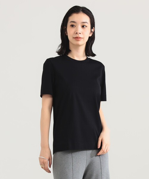 Demi-Luxe BEAMS（デミルクス ビームス）の「AK+1 / 天竺 Tシャツ（Tシャツ/カットソー・レディース・ブラック/グレー系その他/ホワイト・ONE SIZE）」の17枚目の写真
