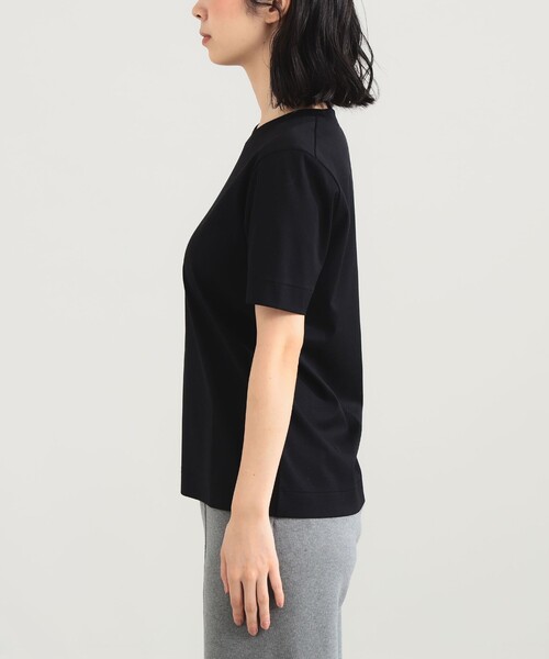 Demi-Luxe BEAMS（デミルクス ビームス）の「AK+1 / 天竺 Tシャツ（Tシャツ/カットソー・レディース・ブラック/グレー系その他/ホワイト・ONE SIZE）」の20枚目の写真